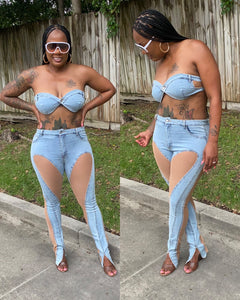 All of on me (Denim set