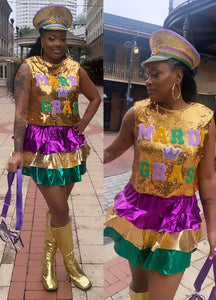 MARDI GRAS TOP