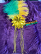 Mardi Flower Feather Headband