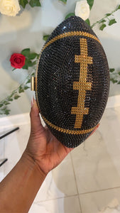 Rhinestone, Saints, Football Purse