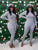 Turtleneck Jumpsuit (Gray)