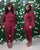 Burgundy Main Jogger Set