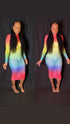 Rainbow Mash Dress